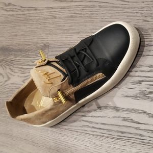 Giueseppe Zanotti Frankie  London Double zip sneakers Size 42.5 IT/ 9.5 US